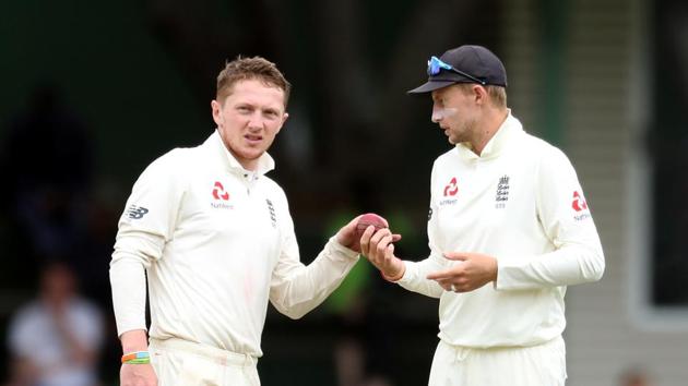 England's Dom Bess and Joe Root. (REUTERS) England's Dom Bess and Joe Root. (REUTERS)