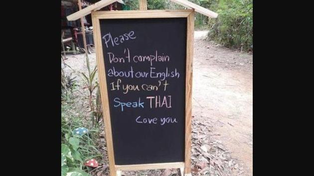 A picture of a Thailand board recently went viral. (Photo: @iatemuggles/Twitter) A picture of a Thailand board recently went viral. (Photo: @iatemuggles/Twitter)