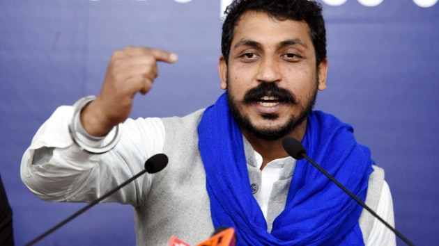 him Sena chief Chandrashekhar Azad(Arvind Yadav/HT PHOTO) him Sena chief Chandrashekhar Azad(Arvind Yadav/HT PHOTO)