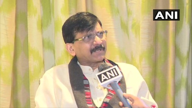 Shiv Sena leader Sanjay Raut said Union Home Minister Amit Shah should pay attention to the Belgaum border dispute between Maharashtra and Karnataka.(ANI)