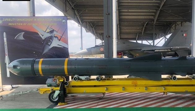 The SU-30MKI fighters in Thanjavur are being equipped with the air launched version of the BrahMos supersonic cruise missiles which can hit targets at around 300 kms with precision.(ANI / Twitter)