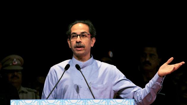 Maharashtra Chief Minister Uddhav Thackeray addresses an event in Mumbai on January 13.(ANI Photo)