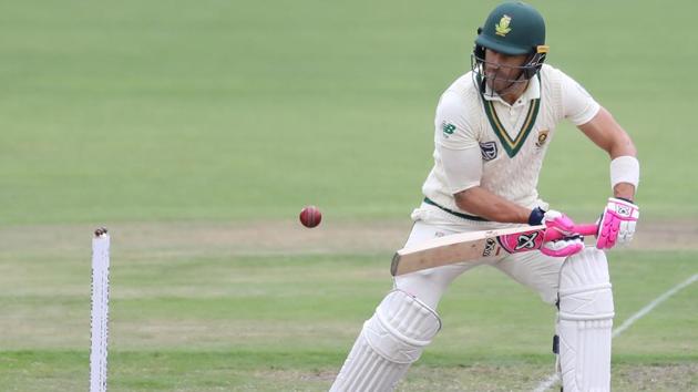 South Africa's Faf du Plessis in action.(REUTERS)