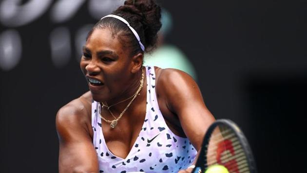 Serena Williams of the U.S. in action during the match against Russia's Anastasia Potapova.(REUTERS)