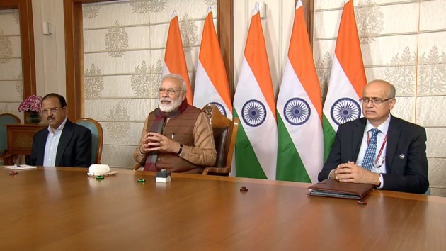 “In the last five months, this is the second time we are inaugurating bilateral projects via video conferencing,” PM Modi said. (Photo: BJP4India/ Twitter) “In the last five months, this is the second time we are inaugurating bilateral projects via video conferencing,” PM Modi said. (Photo: BJP4India/ Twitter)