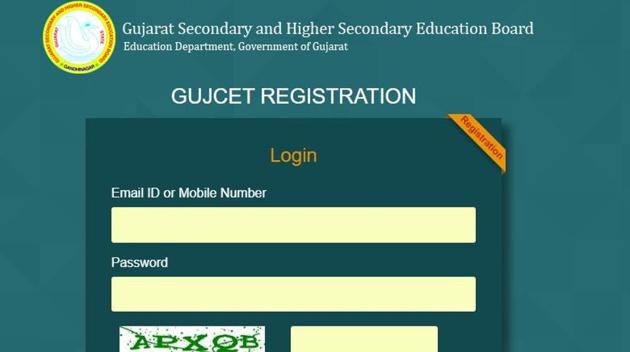 GUJCET 2020 registration process. (Screengrab)