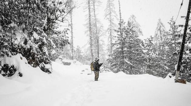 The Himachal capital Shimla and nearby Manali received a fresh spell of overnight snow bringing down temperatures in the hill state as well as affecting the plains below.(UNSPLASH)