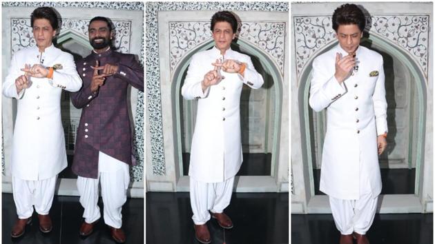 Shah Rukh Khan with Remo D’ Souza at Dance Plus Five shoot in Mumbai.(Varinder Chawla)