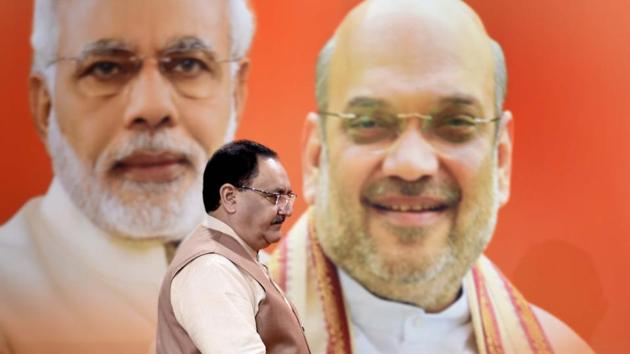 Nadda’s role will be closely watched when the BJP is trying hard to fend off accusations of fostering polarisation. (Arvind Yadav/HT PHOTO) Nadda’s role will be closely watched when the BJP is trying hard to fend off accusations of fostering polarisation. (Arvind Yadav/HT PHOTO)