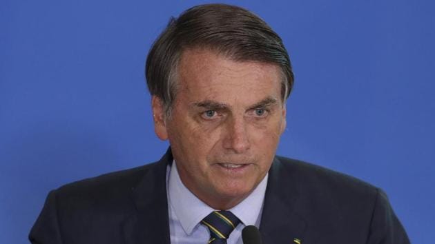 Brazil's President Jair Bolsonaro will be the chief guest at the annual Republic Day parade on January 26.(AP Photo)