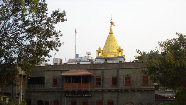 The Shirdi Sai temple in Maharashtra. Residents of Shirdi believe the town to be the birth place of Sai Baba.(HT Photo)