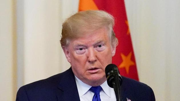 US President Donald Trump is only the fourth of 45 American presidents to face the possibility of being ousted by impeachment.(Reuters Image)