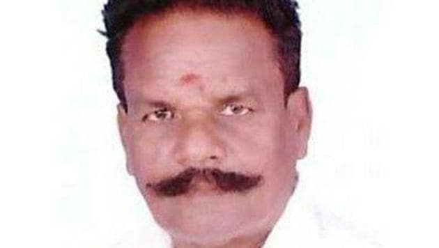 Tamil Nadu minister and AIADMK leader G Baskaran.(Twitter/@GBaskaranoffl)