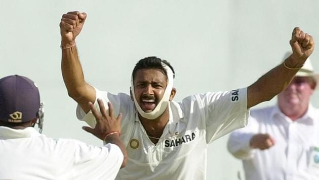 File image: Anil Kumble reacts after taking a wicket.(AP)