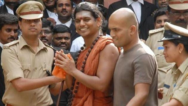 Nithyananda was earlier declared wanted by the Gujarat Police for kidnapping and confining children to make them collect donations from followers to run his ashram