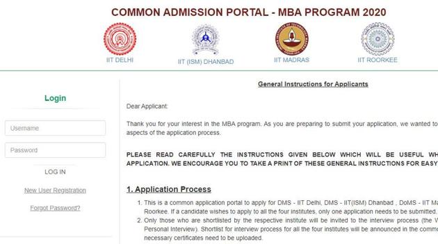 IIT Roorkee MBA Programme 2020. (Screengrab)