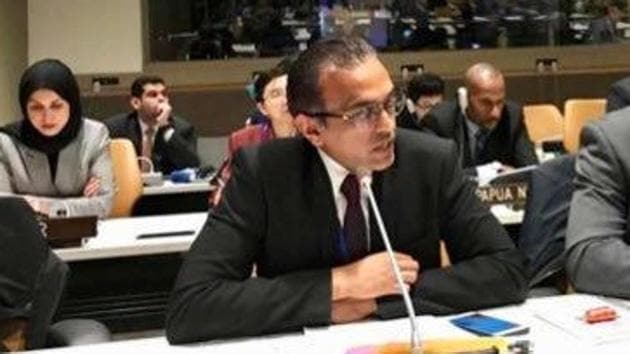 India’s Deputy Permanent Representative to UN Nagaraj Naidu. (Twitter/@NagNaidu08) India’s Deputy Permanent Representative to UN Nagaraj Naidu. (Twitter/@NagNaidu08)