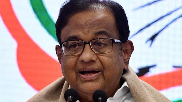 Chidambaram responded to Democracy Index that ranked India 51st, and underlined that anyone who has closely observed the events of the last two years “knows that democracy has been eroded.”(Biplov Bhuyan/HT File Photo) Chidambaram responded to Democracy Index that ranked India 51st, and underlined that anyone who has closely observed the events of the last two years “knows that democracy has been eroded.”(Biplov Bhuyan/HT File Photo)