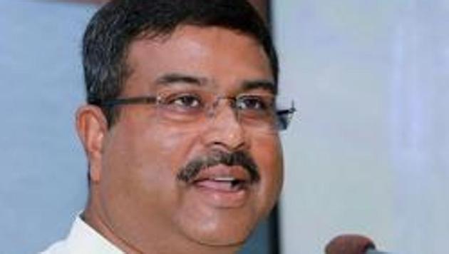 Petroleum and steel minister Dharmendra Pradhan on Wednesday launched the initiative for SAIL employees and their families(PTI)