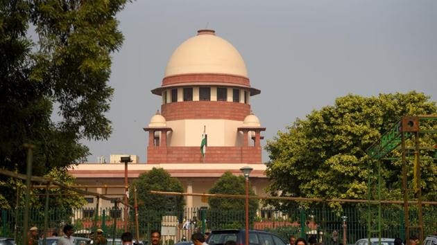 A view of the Supreme Court(Amal KS/HT PHOTO)