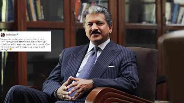 Anand Mahindra’s reply created quite a stir.(Screengrab)