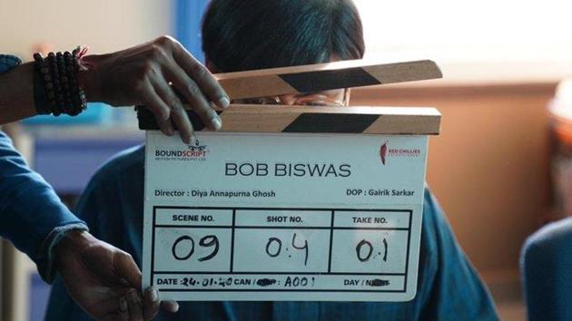 aAbhishek Bachchan begins shooting Bob Biswas.