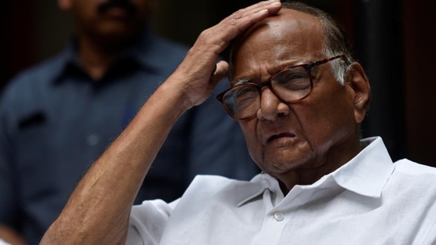 Pawar has ‘Y’ category security in Delhi while in Maharashtra he has been provided ‘Z’ plus security cover, according to the NCP leaders. (Anshuman Poyrekar/HT File Photo) Pawar has ‘Y’ category security in Delhi while in Maharashtra he has been provided ‘Z’ plus security cover, according to the NCP leaders. (Anshuman Poyrekar/HT File Photo)