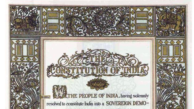 Chhattisgarh government has decided to discuss Indian Constitution in all the government educational institution after every Monday prayers. (Agencies) Chhattisgarh government has decided to discuss Indian Constitution in all the government educational institution after every Monday prayers. (Agencies)