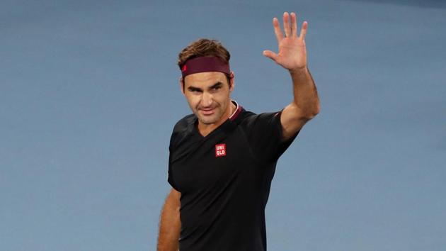 Roger Federer waves after his match against Australia's John Millman. (REUTERS) Roger Federer waves after his match against Australia's John Millman. (REUTERS)