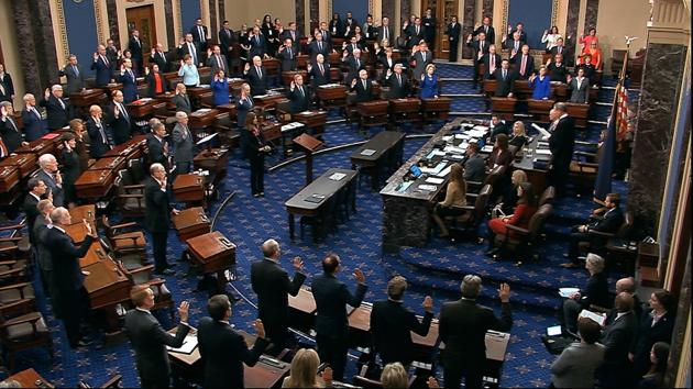 Impeachment trial proceedings in the Senate(AP Photo)