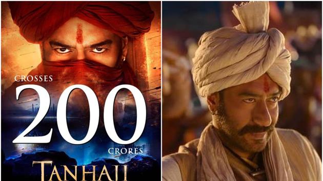 Tanhaji: The Unsung Warrior has become the first film of 2020 to cross the Rs 200-crore mark.