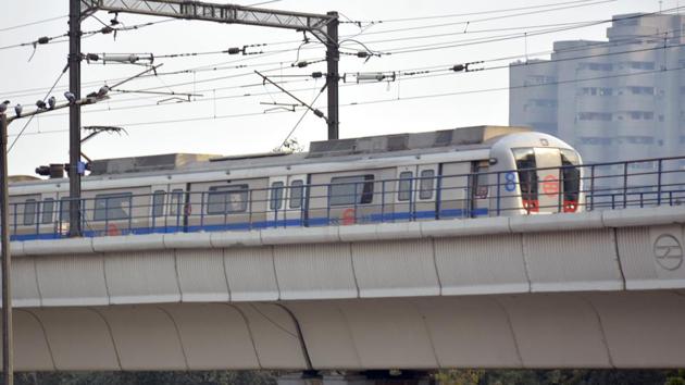Services of Delhi Metro will be restricted partially on Sunday.(Sakib Ali / Hindustan Times)