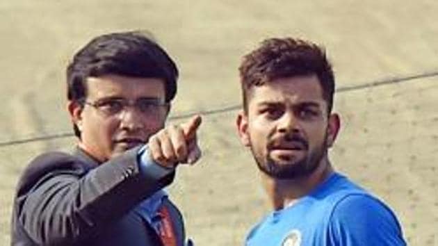 File image of Sourav Ganguly and Virat Kohli (R).(PTI) File image of Sourav Ganguly and Virat Kohli (R).(PTI)