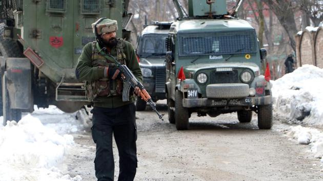 Qari Yasir, a Pakistani, was killed at the Hariparigam village of Tral after a day-long encounter with security forces(ANI Photo/File) Qari Yasir, a Pakistani, was killed at the Hariparigam village of Tral after a day-long encounter with security forces(ANI Photo/File)
