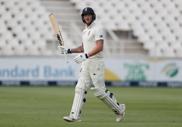 England's Ben Stokes walks off after losing his wicket. (REUTERS) England's Ben Stokes walks off after losing his wicket. (REUTERS)