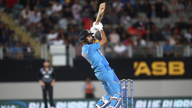KL Rahul plays a shot. (BCCI/Twitter)