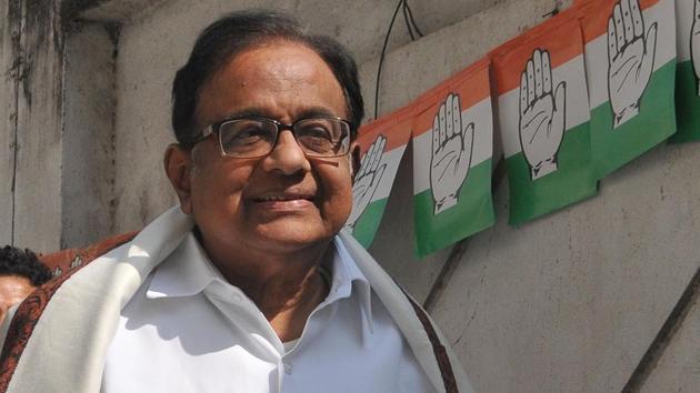 Former Union minister and senior Congress leader P Chidambaram has called for intensifying protests against the government.(HT Photo)