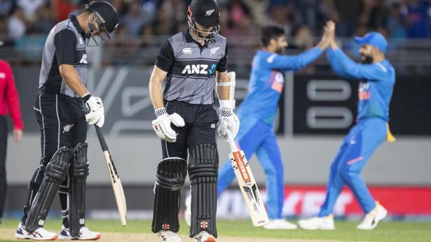 New Zealand captain Kane Williamson walks o(AP)