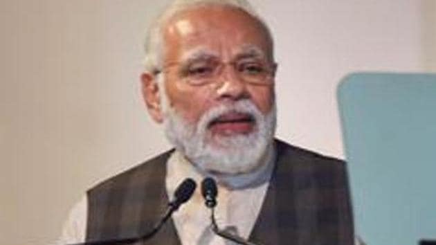 Kolkata: Prime Minister Narendra Modi addresses at restored 'Old Currency Building' during inauguration of 'Ghare-Baire'- an exhibition of art, in Kolkata, Saturday, Jan. 11, 2020. (PTI Photo/Swapan Mahapatra)(PTI1_11_2020_000171B)(PTI) Kolkata: Prime Minister Narendra Modi addresses at restored 'Old Currency Building' during inauguration of 'Ghare-Baire'- an exhibition of art, in Kolkata, Saturday, Jan. 11, 2020. (PTI Photo/Swapan Mahapatra)(PTI1_11_2020_000171B)(PTI)