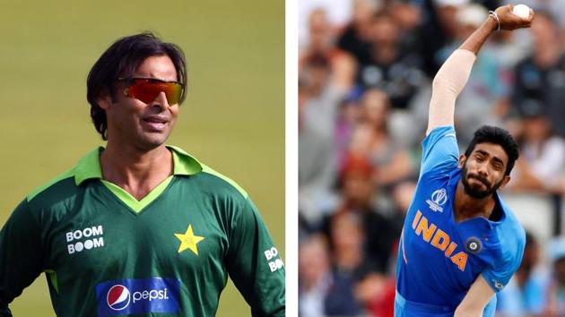 Shoaib Akhtar was all praise for India’s fast bowlers(HT Collage)