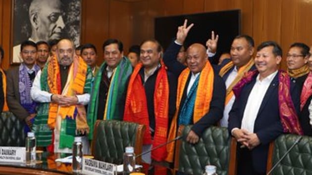 There are speculations that the deal might lead to the extension of the authority of the Bodoland Territorial Council (BTC) beyond the four districts under Bodoland Territorial Area Districts (BTAD)—Chirang, Baksa, Kokrajhar and Udalguri—and include portions of Biswanath, Lakhimpur and Sonitpur districts. (ANI photo)