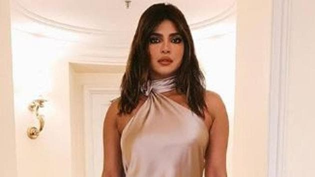 Priyanka Chopra’s pre-Grammys party look is pure love.(Mimi Cuttrell/Instagram)