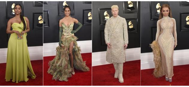 PHOTOS: Grammy Awards 2020 red carpet fashion in pictures | Hindustan Times