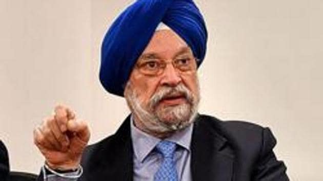 Hardeep Singh Puri said Air India and Air India Express have almost 51% share of the international traffic from India and their employee cost is significantly lower than other international carriers.(PTI)