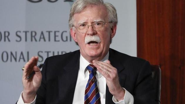 Former National Security Adviser John Bolton has said in an upcoming book that the President had told him aid to Ukraine was tied to its officials investigating his political rivals.(AP PHOTO.) Former National Security Adviser John Bolton has said in an upcoming book that the President had told him aid to Ukraine was tied to its officials investigating his political rivals.(AP PHOTO.)