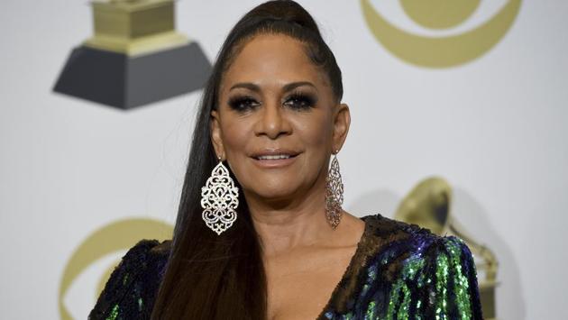 Sheila E. poses in the press room at the 62nd annual Grammy Awards at the Staples Center on Sunday, Jan. 26, 2020, in Los Angeles. (AP Photo/Chris Pizzello) (Chris Pizzello/Invision/AP)