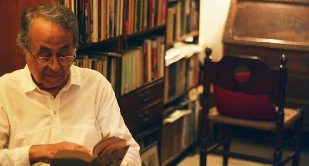 Krishna Prasad Jain is a retired professor of physics who has never counted the books in his library.(HT Photo) Krishna Prasad Jain is a retired professor of physics who has never counted the books in his library.(HT Photo)