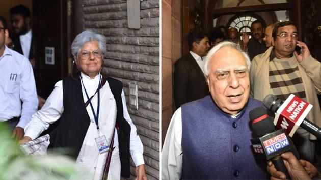 Jaising and Sibal have refuted the charges claims by Enforcement Directorate of taking money from PFI. (Photo: Hindustan Times) Jaising and Sibal have refuted the charges claims by Enforcement Directorate of taking money from PFI. (Photo: Hindustan Times)
