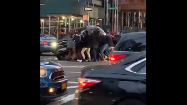 People can’t stop praising the heroes who saved the woman’s life. (Twitter/@colbydroscher) People can’t stop praising the heroes who saved the woman’s life. (Twitter/@colbydroscher)