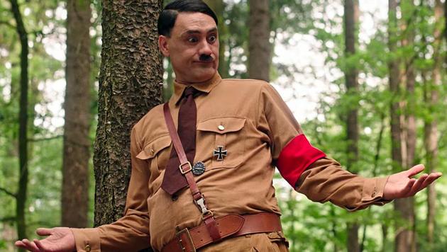 Jojo Rabbit movie review: Taika Waititi as Adolf Hitler in a still from his new film.